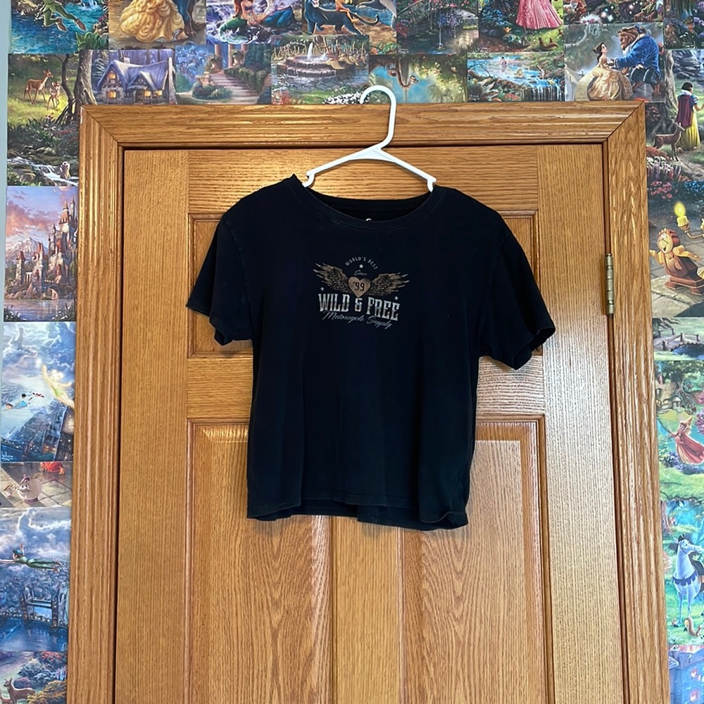 HOLLISTER WILD & FREE SHIRT/ CROP TOP